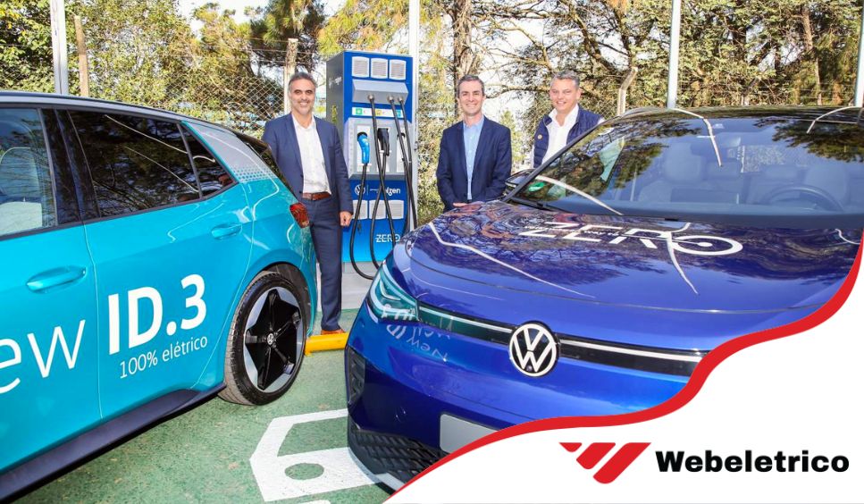 Eletroposto Volkswagen de recarga rápida