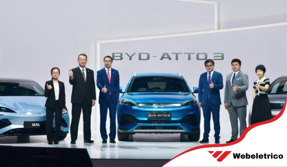 BYD estreia esse ano no Japão